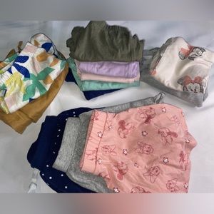 toddler girls shorts/skirt/skirt lot - 12 pieces EUC